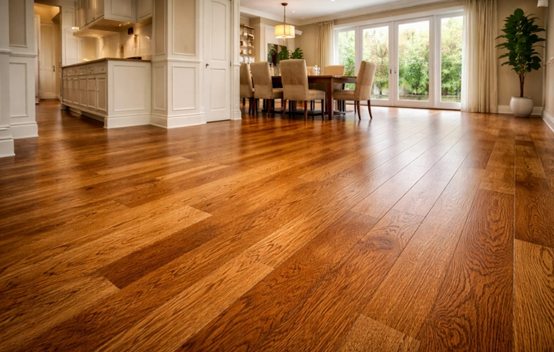 hardwood floor installation dining room hudson valley ny rich oak flooring 845 420 5688